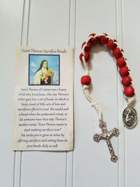 Sacrifice Beads, Acts Of Love, St Therese Of Lisieux, St Therese, Rose Scented Products, Coloring Markers, Educational Toys For Kids, Toys For Kids, Learning Games