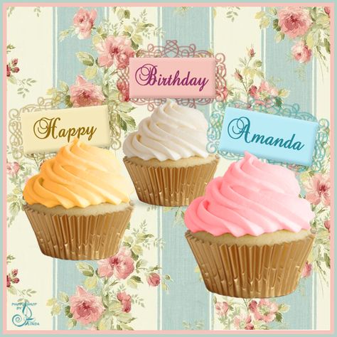 Amanda  Happy Birthday Card Happy Birthday Amanda, Happy Birthday In Heaven, Birthday In Heaven, Birthday Queen, Happy Birthday Cake, Thank You Messages, Dad Quotes, Birthday Pictures, Happy Birthday Card