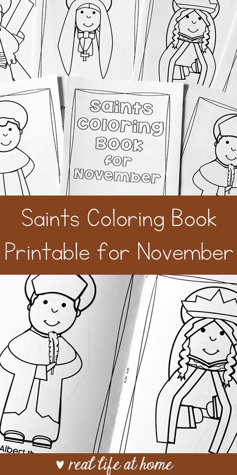 November Printable, Third Grade Lesson Plans, St Albert The Great, St Margaret Of Scotland, Saints For Kids, Book Printables, Saint Coloring, Faith Formation, Catholic Kids