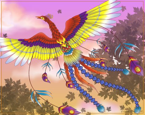 August Phoenix by princess-phoenix on DeviantArt Ibong Adarna Color, Ibong Adarna Poster, Ibong Adarna Drawing, Ibong Adarna Characters, Phoenix Landscape, Phoenix Bird Art, Phoenix Drawing, Scp 049, Dino Cake