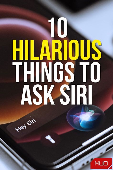 One thing you may not know about Siri is that she also has some sass. So get out your iPhone and try these funny questions to ask Siri. You might get a hearty laugh from her goofy answers. #SmartHome #DigitalAssistant #Apple #Siri #Fun #Funny Funny Things To Ask Siri Iphone, Things To Never Ask Siri Scary, What To Ask Siri, Questions To Ask Siri, Funny Siri Questions, Weird Questions To Ask, Do Aliens Exist, Funny Questions To Ask, Ask Siri