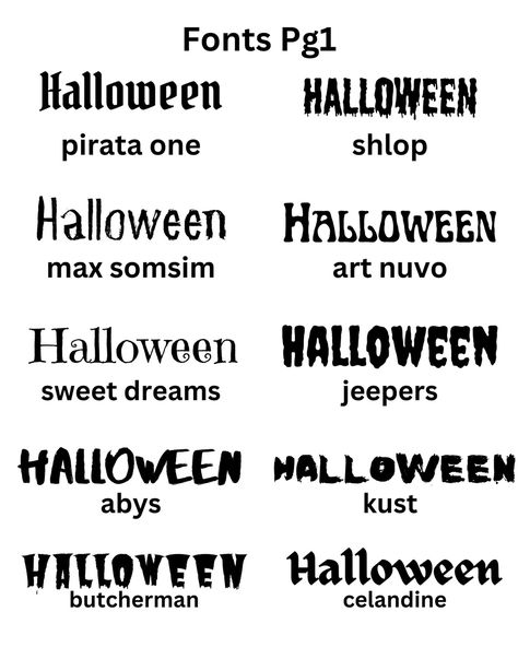 🎃 Canva Halloween Pack🎃 on SALE today 😉 What’s Inside? 👻 Halloween-Themed Graphics * Customizable illustrations, icons, and patterns * Ghosts, pumpkins, bats, spiders, and more! 🕷️ Fonts & Typography * Pre-designed text styles and spooky fonts 🎨 Color Palettes * Pre-set Halloween-inspired color schemes ⚙️ Easy to Customize * Canva Pro account is necessary to access certain elements and fonts. Why You’ll Love This Bundle: * High-Quality Designs: Professional-quality graphics that make you... Free Halloween Fonts For Cricut, Ghost Font, Canva Halloween, Spooky Font, Fonts For Cricut, Fonts Typography, Halloween Fonts, Cricut Fonts, Canva Pro