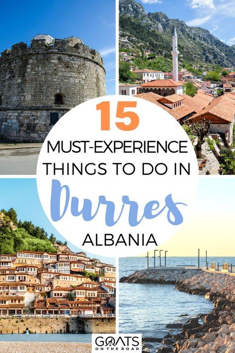 15 Must-Experience Things To Do in Durres, Albania Summer Albania, Aesthetic Places To Visit, Albania Aesthetic, Albania City, Travel Mediterranean, Durres Albania, Mediterranean Vibes, Visit Albania, Albania Travel