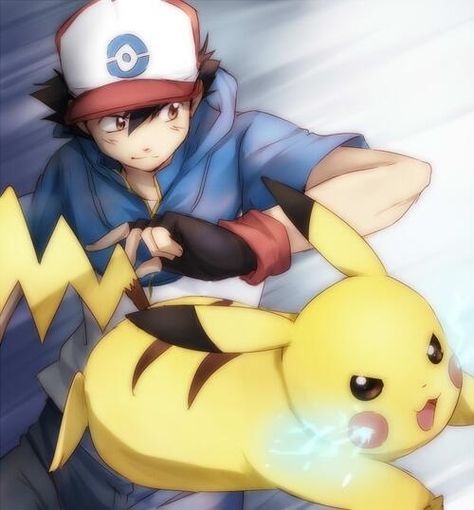 Ash and PIKACHU! Entei Pokemon, Pikachu Pikachu, Pikachu Art, Ash Pokemon, Pokemon Images, Ash Ketchum, Pokémon Master, Pokemon Pikachu, Pokemon Drawings