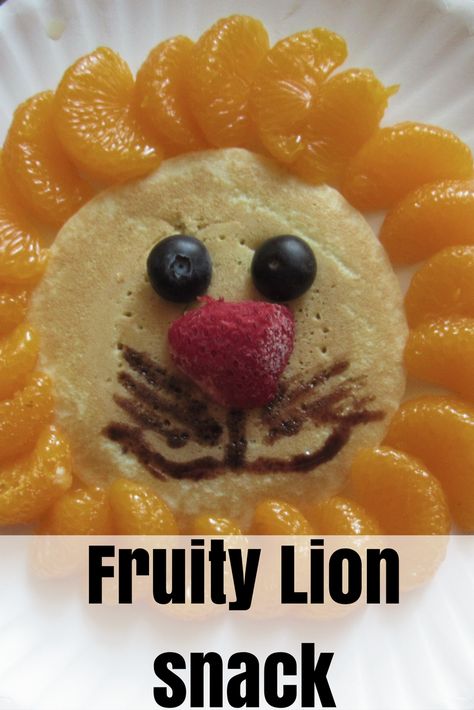 Fruity Lion Snack | Lion Treat | Lion Party | Wild Party | Wild Two | Wild One Lion Snacks, Lion Snack, Healthy Kids Snacks For School, Lion Cupcakes, Vbs Snacks, Lion Party, Rice Snacks, Picky Toddler, Vbs 2023