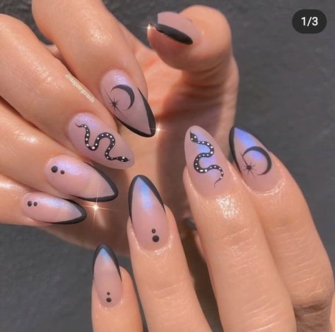 Witch Nails, Witchy Nails, Gothic Nails, Goth Nails, Nail Swag, Fire Nails, Funky Nails, Dream Nails, Chic Nails