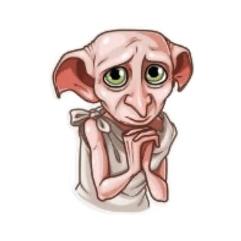 Harry Potter Quotes Tattoo, Dobby Harry, Harry Potter Dobby, Harry Potter Cartoon, Harry Potter Painting, Harry Potter Stickers, Dobby Harry Potter, Harry Potter Tattoos, Harry Potter Tattoo