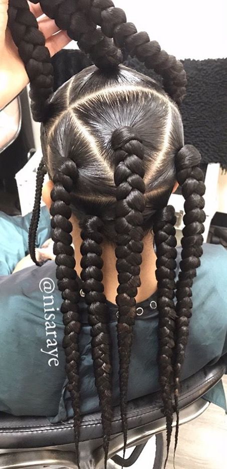 Makeup Tip, Jumbo Box Braids, Braids Styles, Box Braids Styling, Girls Hairstyles Braids, Beautiful Braids, Girls Braids, Princess Hairstyles