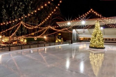 Outdoor Ice Rink Aesthetic, Ice Skating Rink Aesthetic, Skating Rink Aesthetic, Outdoor Ice Rink, Backyard Ice Rink, Outdoor Skating Rink, Outdoor Rink, Outdoor Ice Skating, Union Square San Francisco