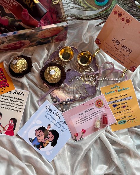 Raksha Bandhan Hamper 2024 Rakhj, Rakhi Hamper Resin Rakhi , Pooja Thali #rakhihampers #resinrakhi #poojathali #rakhi Rakhi Thali, Pooja Thali, Happy Rakshabandhan, The Don, Raksha Bandhan, August 1, Blouse Designs, On Instagram, Quick Saves