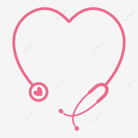 heart shaped stethoscope Stethoscope Logo Design, Stethoscope Aesthetic, Cookies Heart, Heart Medical, Heart Stethoscope, Stethoscope Heart, Heart Clip Art, Science Lab, Diy Crafts For Gifts