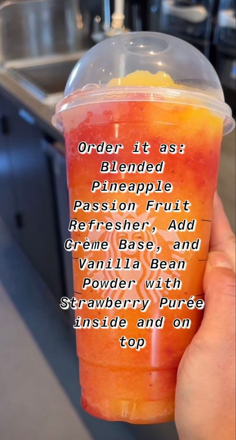 Starbucks Fruit Drinks Orders, Starbucks Recipes Blended, Fruity Drinks At Starbucks, Summer Starbucks Drinks Blended, Fruit Drinks Starbucks, Starbucks Refreshers Blended, Fruity Drinks From Starbucks, Starbucks Recipes Fruity, Mango Starbucks Drinks Recipes