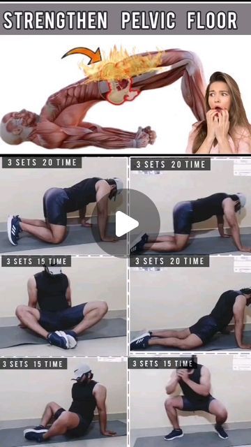 Membakar Lemak Perut, Abs Cardio, Pelvic Floor Therapy, Pelvic Floor Exercises, Pelvic Floor Muscles, Gym Exercise, Functional Training, Body Fitness, Dumbbell Workout