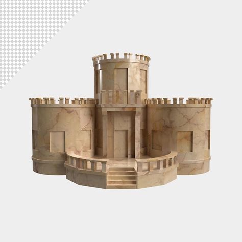 Close up on castle isolated premium ps | Premium Psd #Freepik #psd #3d-rendering #render #3d #castle Castle Background For Editing, Stone Castle Concept Art, Castle Wall Concept Art, 3d Castle, Dragon Stone Castle, 3d Architecture, 3d Assets, Close Up, 3 D