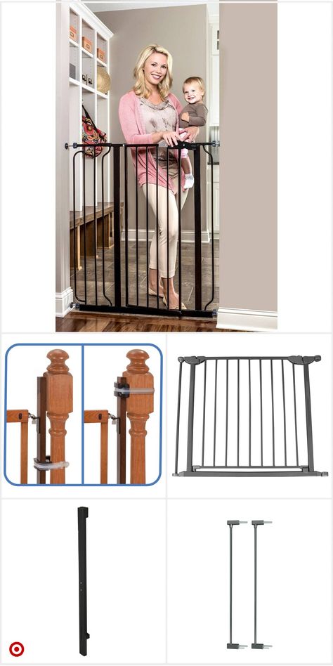 Baby Gate For Stairs, Diy Dog Gate, Stair Gate, Baby Gate, Baby Gates, Stair Remodel, Dog Gate, Dog Houses, Woodworking Shop