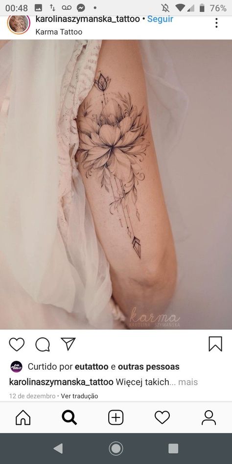 Shoulder Sleeve Tattoo, Lotus Flower Tattoos, Feminine Shoulder Tattoos, Underarm Tattoo, Shoulder Sleeve Tattoos, Boho Tattoos, Anklet Tattoos, Tattoos For Women Flowers, Wrist Tattoos For Women