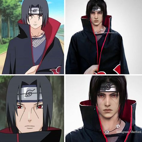 Itachi Realistic, Itachi Cosplay, 2d To 3d, Naruto Cosplay, Naruto Series, Fantasy Fiction, Game Characters, Artist Drawing, Manga Cosplay