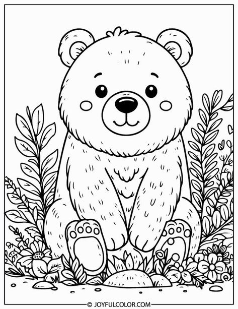 Exclusive Bear Coloring Pages: Print & Color for Free Today! Coloring pages #coloringpages Coloring books #coloringbooks Coloring pages for kids #coloringpagesforkids Coloring pages for kids animals #coloringpagesforkidsanimals 3.838 Decorative Doodles, Bear Coloring Page, Animals That Hibernate, Free Coloring Pages For Kids, Relatable Comics, Valentine Coloring Pages, Kids Animals, Spring Coloring Pages, Bear Coloring Pages