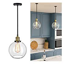 Check this out at Amazon Glass Pendant Lighting Kitchen, Modern Ceiling Light Fixtures, Glass Pendant Ceiling Light, Hanging Lights Kitchen, Glass Ceiling Pendant, Gold Pendant Lighting, Dining Room Ceiling, Vintage Pendant Lighting, Kitchen Ceiling Lights