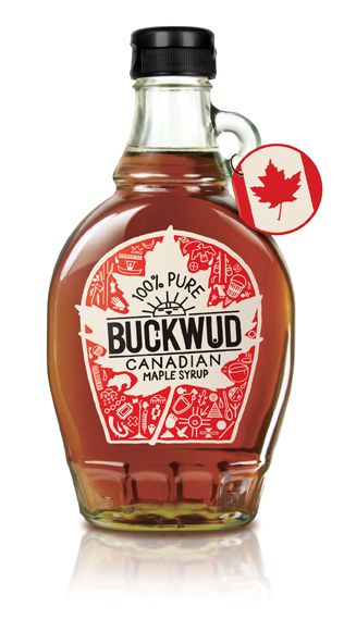 Buckwud - beautiful design. probably deliciously canadian too. Maple Syrup Labels, Hot Sauce Packaging, Canadian Maple Syrup, Syrup Labels, Honey Label, Syrup Bottle, Apple Farm, Sugar Shack, Low Carb Low Sugar