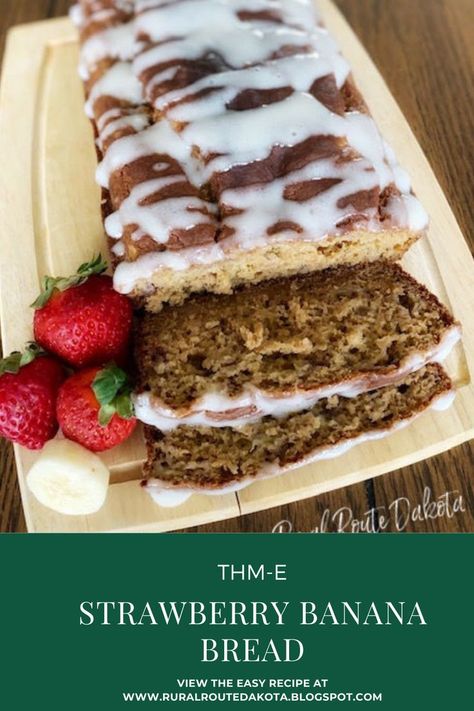 Trim Healthy Mama, THM, Low fat, Sugar free, gluten free Thm Crockpot Meals, Thm Muffins, Thm Cake, Trim Healthy Mama Breakfast, Thm Meal Plans, Trim Healthy Mama Diet, Strawberry Banana Bread, Thm Breakfast, Strawberry Scones