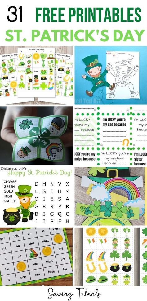 Looking for some fun, free printables to celebrate Saint Patrick’s Day this year with your kids, or even just for yourself as cute decor around the home? We’ve put together this roundup of completely free printables for St. Patrick’s Day! St Patrick’s Printable, Free Printable St Patricks Day Activities, Free St Pattys Day Printables, Leprechaun Printable Free, St Patrick’s Day Printables, Free St Patricks Day Printables For Kids, Free St Patrick's Day Printables, St Patricks Printables, Leprechaun Activities