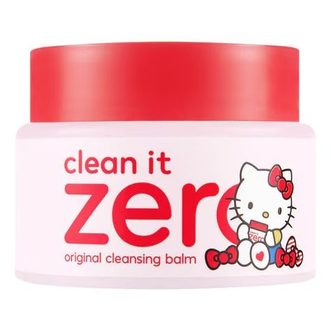 Balm de Limpeza Clean It Zero Original by Hello Kitty - Sephora Banila Co Clean It Zero, Hello Kitty Room Decor, Banila Co, Bath & Body Works, Hello Kitty Rooms, Lip Scrubs, Body Scrubs, Cleansing Balm, Setting Spray