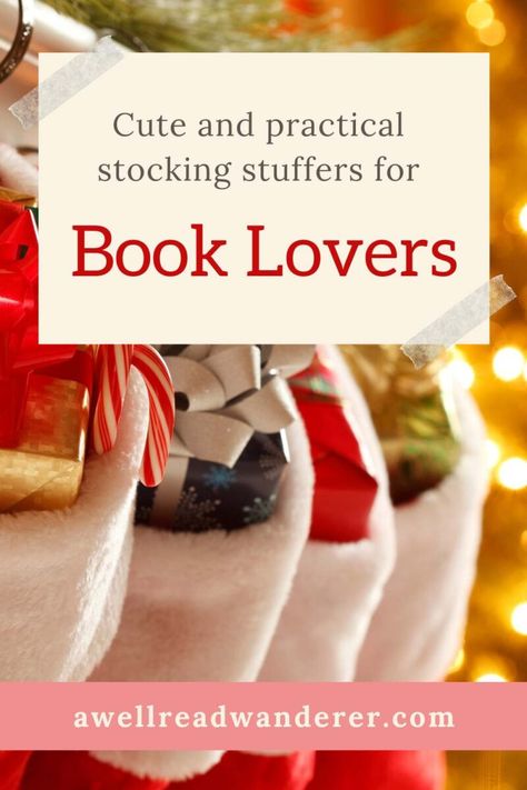 stocking stuffers for book lovers with stockings photo Stocking Stuffers For Book Lovers, Practical Stocking Stuffers, Socking Stuffers, Unique Stocking Stuffers, Reading Accessories, Stocking Stuffers For Men, Stocking Stuffer Ideas, Best Stocking Stuffers, Book People