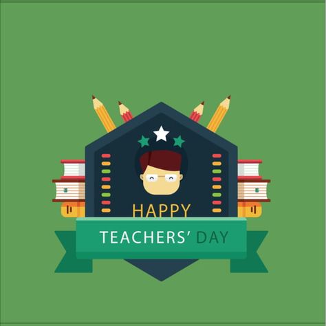 Teacher Vector, Happy Teacher Day, Board Background, Teacher Board, Happy Teacher, Teacher Day, Welcome To School, Teacher Boards, Book Background