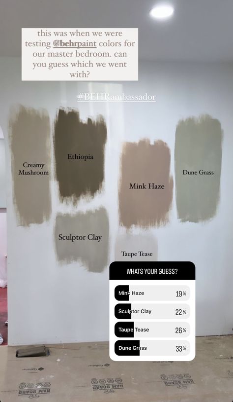 Mushroom Color Paint, Sand Paint Color, Interior Paint Colors For Living Room, Basement Painting, Mushroom Paint, Behr Paint Colors, Paint Color Inspiration, Interior House Colors, Exterior Paint Color