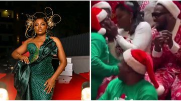 Award-winning Nollywood actress, Funke Akindele, and Kamo State spark controversy with a romantic kiss in a viral video. Gistreel recalls that Kamo State, a popular content creator, recently got married to his fiancée, with clips from the wedding ceremony making waves online. In the viral video, Funke Akindele is seen alongside other crew members of […]