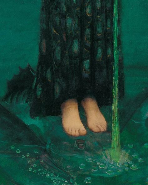 Detail from Circe Invidiosa, John William Waterhouse. Circe Invidiosa, Waterhouse Paintings, Art History Timeline, John Waterhouse, Pre Raphaelite Brotherhood, Pagan Goddess, John William Waterhouse, Pre Raphaelite, Art Videos