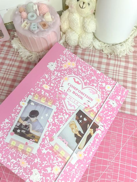 pink photocard binder Binder Refill Printable Aesthetic, Composition Binder, Hoshi Pink, Kpop Binder Deco, Kpop Binder Cover, Binder Aesthetic, Aesthetic Binder, Kpop Lifestyle, Binder Inspiration