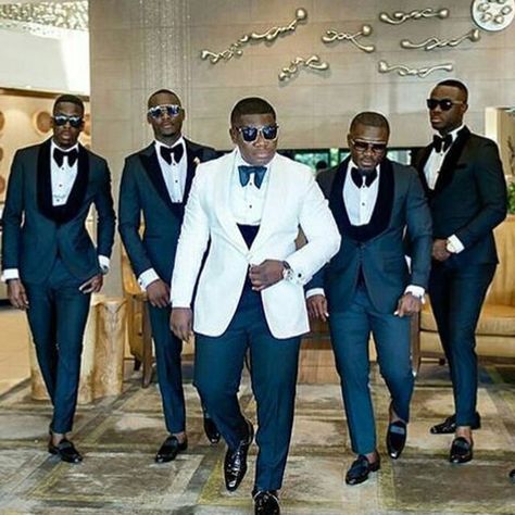 Black Groomsmen Suits, Navy Blue Groomsmen, White Tuxedo Wedding, Blue Tuxedo Wedding, Navy Blue Groom, Blue Groomsmen Suits, Men's Tuxedo Wedding, Suit For Men Wedding, Blue Groomsmen