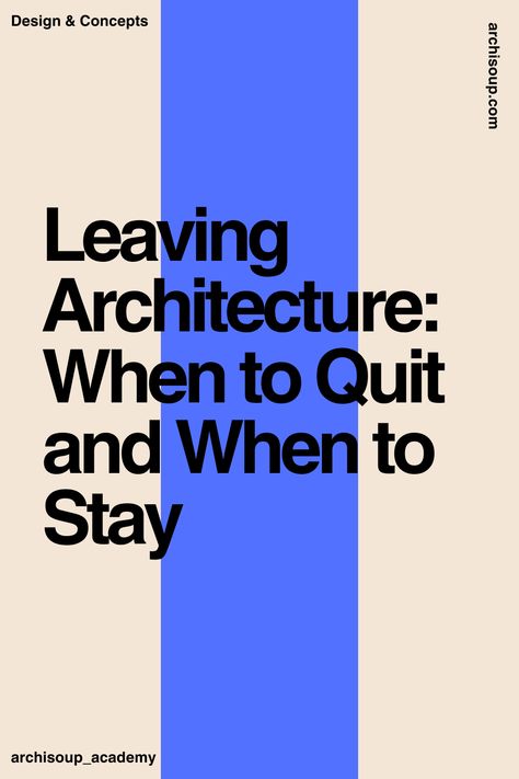 Deciding whether to leave architecture? Weigh your options and discover what might be best for your career and happiness. Architecture Tips, Online Architecture, Architect Student, Interesting Architecture, Data Visualisation, Site Analysis, Interior Design Sketches, Arch Model, Architecture Books