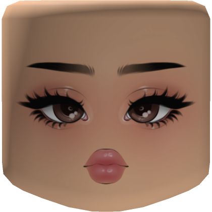 Roblox Roblox Makeup Faces, Cute Roblox Faces, Roblox Makeup, Soft Princess, Create An Avatar, Roblox Avatars, Daily Makeup, Glam Makeup, Cute Makeup