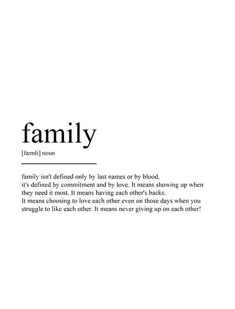 Family Is Just A Word Quotes, Family Wall Quotes With Pictures, Good Family Relationships Aesthetic, Family Asethic Quotes, Family Esthetics, Family Aethstetic, Family Oriented Aesthetic, Family Definition Quotes, Good Family Quotes