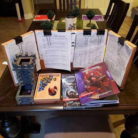 It's about to go down! #dnd #dungeonsanddragons #dungeonmaster #d20 #tabletopgaming #tabletoprpg #gamenight Dnd Essentials, Dm Setup, D&d Aesthetic, Dnd Aesthetic, Nerd Core, Dnd Room, Dnd Dm, Jonathan Smith, Dipper Pines