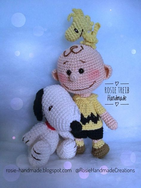 Peanuts Amigurumi Free Pattern, Peanuts Crochet Pattern Free, Crochet Charlie Brown Free Pattern, Crochet Peanuts Characters, Crochet Charlie Brown, Charlie Brown Crochet, Peanuts Crochet, Crochet Snoopy, Crochet Disney