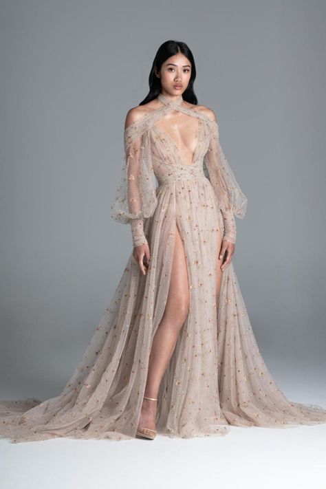 Paolo Sebastian haute couture spring 2020 - Vogue Australia Paolo Sebastian, Fantasy Dresses, Vogue Australia, Tulle Gown, Fantasy Dress, Couture Collection, Beautiful Gowns, Engagement Photo, Fancy Dresses