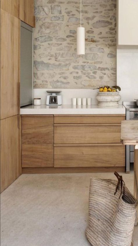 Emily Henderson Kitchen, Farmhouse Rustic Kitchen, Stone Kitchen, Kitchen Farmhouse, Scandinavian Kitchen, Stunning Kitchens, Kitchen Trends, Kitchen Style, Kitchen Styling