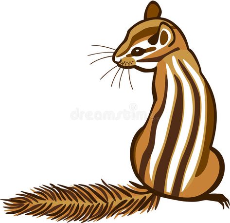 Chipmunk. Illustration a chipmunk sitting with back to viewer showing the stripe , #affiliate, #chipmunk, #Illustration, #Chipmunk, #sitting, #stripes #ad Childrens Drawings, Paint Rock, Pet Rocks, Animal Sketches, Chipmunks, Forest Animals, Free Illustrations, Kids Art Projects, Graphic Designers