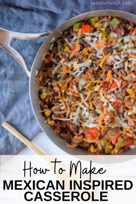 Rice And Beef Casserole, Mexican Style Rice, Rice And Beef, Pork Recipes For Dinner, Beef Cheeks, Healthy Mexican, Best Casseroles, One Skillet, Going Vegetarian