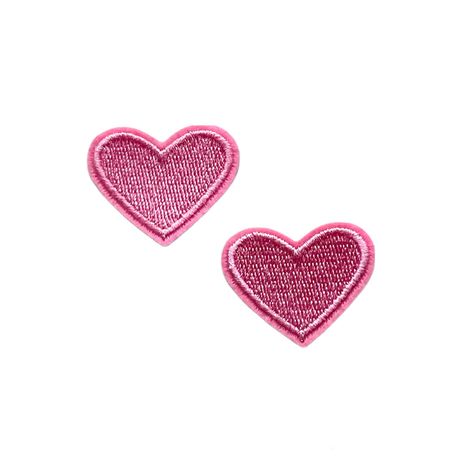 Pink Hearts embroidered patches Little embroidered heart applique patch. Heart patches can be used to embellish your knitting or crochet projects, jazz up clothing or for other crafting ideas.  This patch can be hand sewn if preferred but it has a handy iron-on backing for easy application.  You get 2 heart patches.  Other color options are available, choose your favorite color.  Visit my shop for other colors too! Patch measures approx 1.5 inches (3.5cm x 3cm) See other unique embroidery patche Crochet Heart Applique, Patches Aesthetic, Heart Sewing, Heart Applique, Heart Patch, Patch Embroidery, Unique Embroidery, Cute Patches, Heart Patches