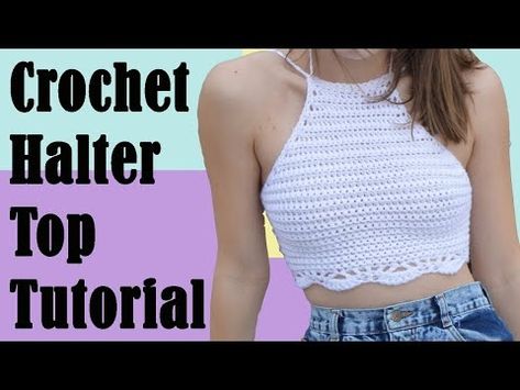 Crochet Halter Top | The Willow Top | TUTORIAL | DIY - YouTube Diy Crochet Halter Top, Halter Top Pattern Free, Halter Top Tutorial, Crochet Halter Top Pattern Free, Top Pattern Free, Crochet Halter Top Pattern, Halter Top Pattern, Beginner Friendly Crochet, Crochet Halter Top