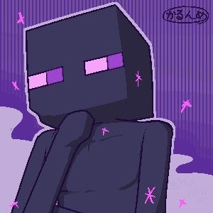 Minecraft Enderman Art, Enderman Pfp, Enderman Fanart, Purple Minecraft, Minecraft Photo, Minecraft Monsters, Ender Man, Monster School Minecraft, Pfp Minecraft