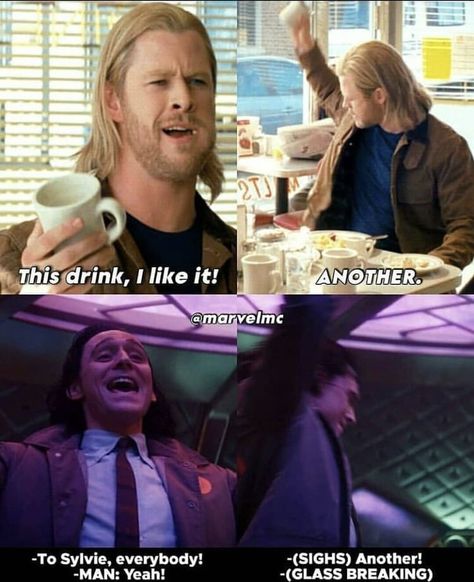 Marvel Siblings, All Marvel Characters, Siblings Goals, Burst Out Laughing, Funny Marvel Memes, Marvel Posters, Loki Thor, Marvel Series, Marvel Jokes