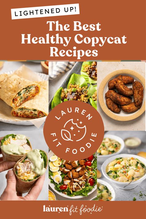 Try one of these Healthy Copycat Recipes the next time your fast food cravings hit. Favorites included from Chick-fil-A, Starbucks, P.F. Chang's, Olive Garden and more! Avocado Lime Ranch Dressing, Cilantro Lime Brown Rice, Restaurant Copycat Recipes, Healthy Restaurant Food, Cobb Salad Recipe, Restaurant Copycat, Healthy Restaurant, Brown Rice Recipes, Chicken Gnocchi Soup