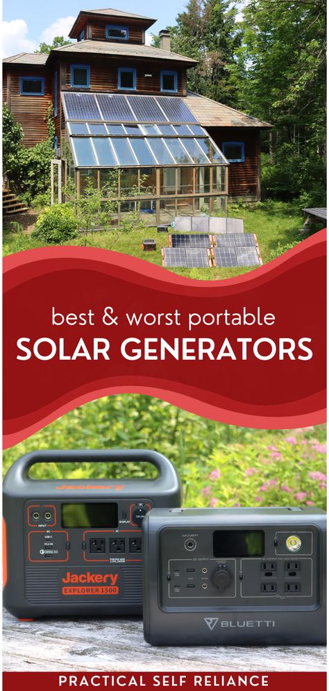 Solar Generator Portable, Jackery Portable Charger, Jackery Solar Generator, Bluetti Solar Generator, 50s Appliances, Solarpunk House, Free Electricity, Solar Powered Generator, Portable Power Generator