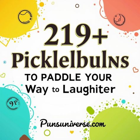 Get ready to serve up some smiles! 😂 Dive into our collection of "219+ Pickleball Puns to Paddle Your Way to Laughter." Whether you're a pickleball pro or just here for the giggles, these zesty jokes are sure to dill-ight! 🥒🏓 

#puns #pickleball #funny #jokes #laughter #sportshumor #punny #pickleballpuns Pickleball Memes Funny, Pickleball Puns, Retirement Basket, Sheep Puns, Pickleball Funny, Visual Puns, Pickleball Court, Word Play, Sports Humor